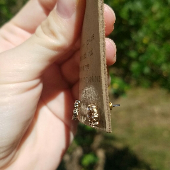 Anthropologie circle post earrings - Picture 3 of 6